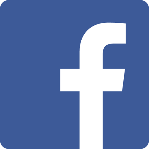 Lowercase "f" logo on a blue background, representing Facebook branding.